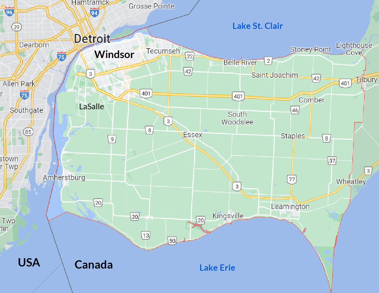 Windsor Local - About Essex County, Ontario Canada