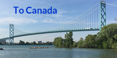 Windsor Local - Ambassador Bridge - Live Cam Into Canada