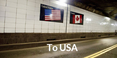 Windsor Local - Detroit- Windsor Tunnel - Live Cam into USA