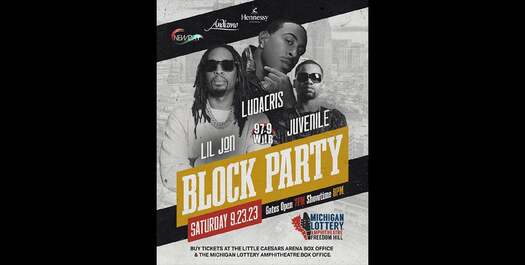 97.9 WJLB PRESENTS BLOCK PARTY FEATURING LUDACRIS, LIL JON AND JUVENILE