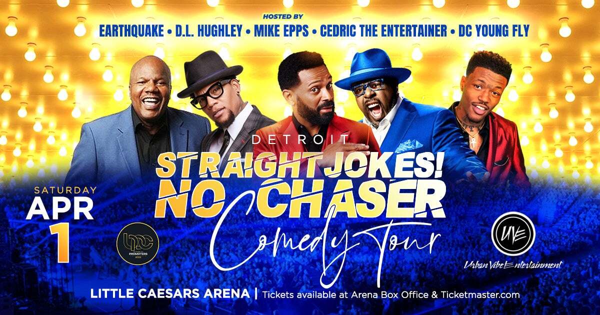 STRAIGHT JOKES! NO CHASER COMEDY TOUR Support Local Businesses in